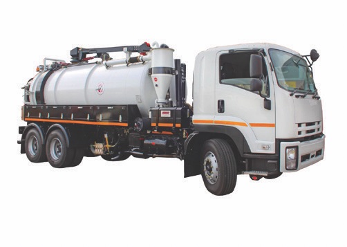 Honey sucker vacuum tanker truck